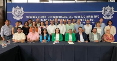 Sesionó el Consejo Directivo de CANACO en Corregidora