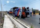 Se accidenta motociclista en El Marqués